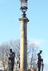 Alnwick war memorial after cleaning and repair work © Alnwick Town Council, 2015