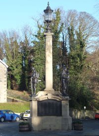Alnwick war memorial after cleaning and repair work © Alnwick Town Council, 2015
